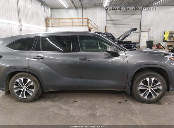 5TDHZRBH8MS135455 2021 TOYOTA HIGHLANDER Gray სალონის 360-გრადუსიანი ხედი