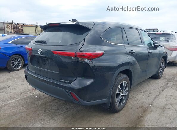 5TDHZRBHXLS035940 2020 TOYOTA HIGHLANDER Black Trasero derecho