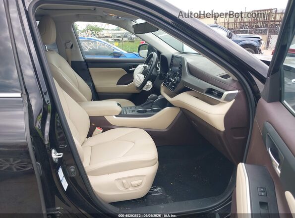 5TDHZRBHXLS035940 2020 TOYOTA HIGHLANDER Black Vista interior delantera