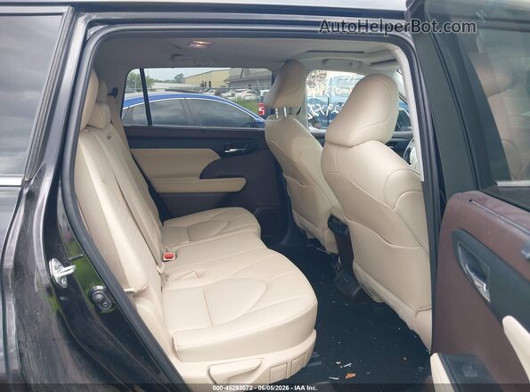 5TDHZRBHXLS035940 2020 TOYOTA HIGHLANDER Black Vista de la etiqueta del VIN