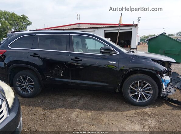5TDJGRFH1JS037039 2018 TOYOTA HIGHLANDER HYBRID Черный Панорамный вид салона 360°