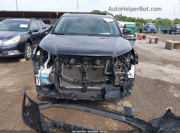 5TDJGRFH1JS037039 2018 TOYOTA HIGHLANDER HYBRID Черный Вид задней части салона