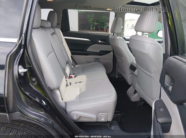 5TDJGRFH1JS037039 2018 TOYOTA HIGHLANDER HYBRID Черный Вид наклейки с VIN-кодом