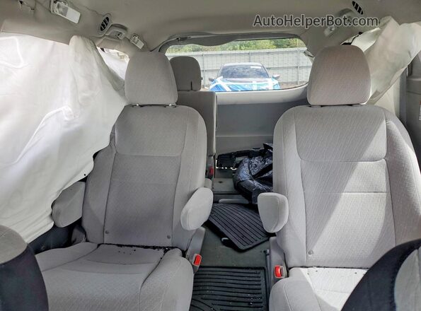 5TDJK3DC0GS131585 2016 TOYOTA SIENNA White უკანა სავარძლების ხედი