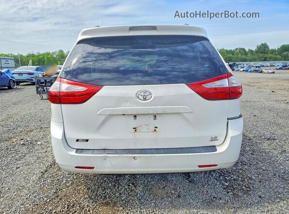 5TDJK3DC0GS131585 2016 TOYOTA SIENNA White უკანა ხედი