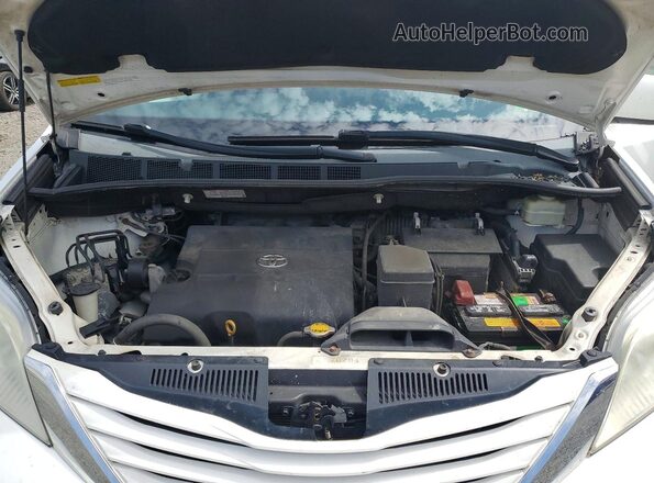 5TDJK3DC0GS131585 2016 TOYOTA SIENNA White ძრავის განყოფილების ხედი