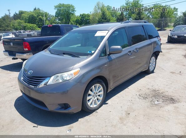 5TDJK3DC1GS129781 2016 TOYOTA SIENNA Серый 