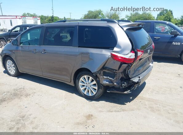 5TDJK3DC1GS129781 2016 TOYOTA SIENNA Серый 