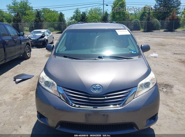 5TDJK3DC1GS129781 2016 TOYOTA SIENNA Серый 