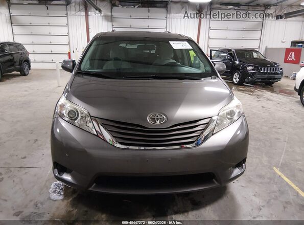 5TDJK3DCXGS143887 2016 TOYOTA SIENNA Gray Սալոնի հետևի տեսք