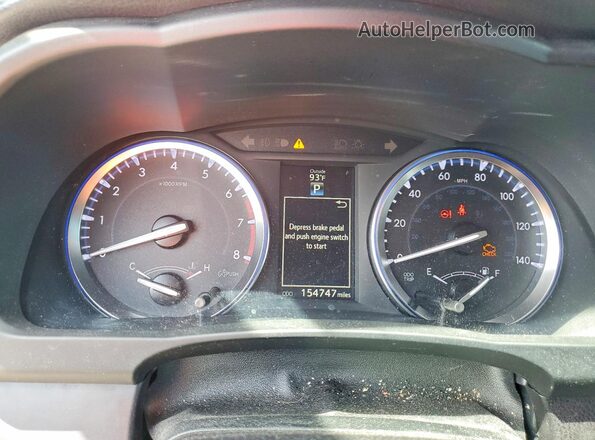 5TDJKRFH0GS243749 2016 TOYOTA HIGHLANDER Серый Вид щитка приборов