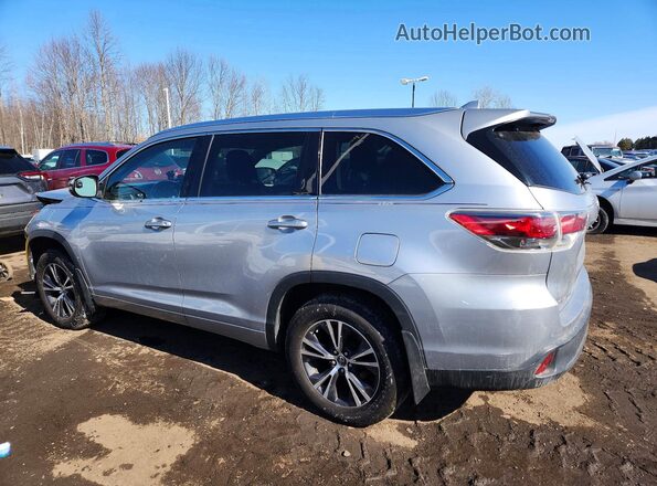 5TDJKRFH2GS236253 2016 TOYOTA HIGHLANDER Серебряный Задняя левая четверть