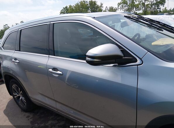 5TDJKRFH2GS300226 2016 TOYOTA HIGHLANDER Silver Вид щитка приладів