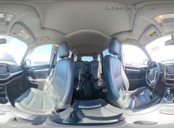 5TDJKRFH5GS270168 2016 TOYOTA HIGHLANDER Charcoal 360 interior view
