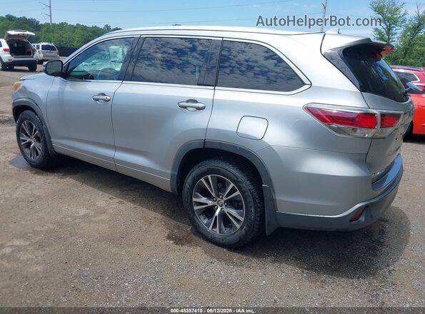 5TDJKRFH9GS235049 2016 TOYOTA HIGHLANDER Silver Tył lewy