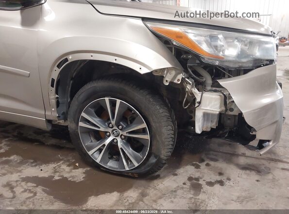 5TDJKRFHXGS501758 2016 TOYOTA HIGHLANDER Silver 