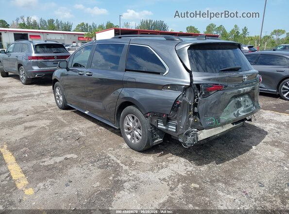 5TDJRKEC0SS254395 2025 TOYOTA SIENNA Gray უკანა მარცხენა