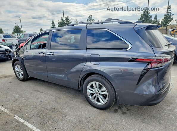 5TDJRKEC1SS263784 2025 TOYOTA SIENNA Угольный 