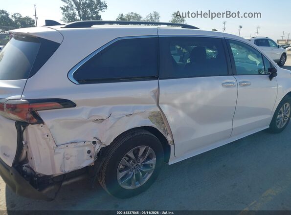 5TDJRKEC1SS280780 2025 TOYOTA SIENNA White Front view