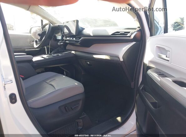 5TDJRKEC1SS280780 2025 TOYOTA SIENNA White Front interior view