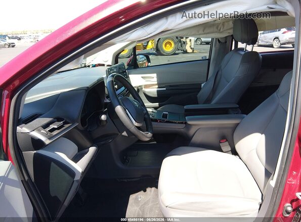 5TDJRKEC2MS068814 2021 TOYOTA SIENNA Red წინა სალონის ხედი
