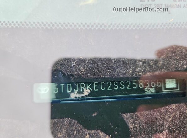 5TDJRKEC2SS258366 2025 TOYOTA SIENNA Синий 
