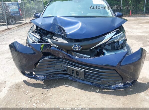 5TDJRKEC3MS058146 2021 TOYOTA SIENNA Blue Դիմացի տեսք