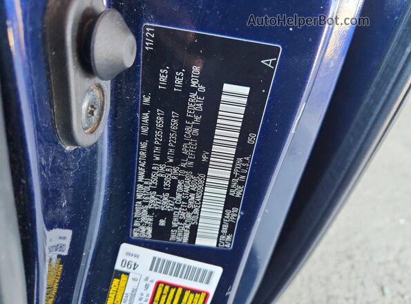 5TDJRKEC4NS090850 2022 TOYOTA SIENNA Blue 