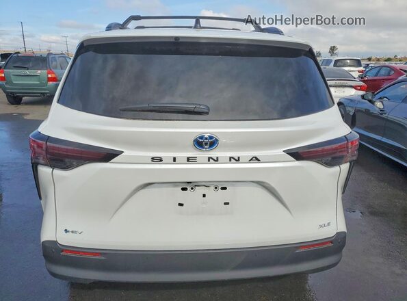 5TDJRKEC4SS261172 2025 TOYOTA SIENNA White Vista trasera