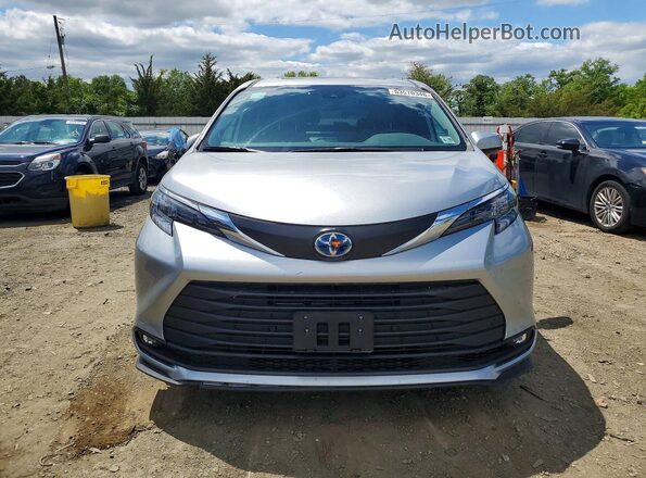 5TDJRKEC4SS261320 2025 TOYOTA SIENNA Серебряный Вид спереди