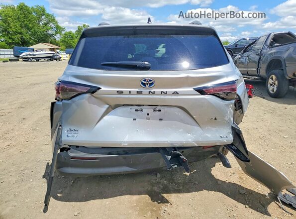 5TDJRKEC4SS261320 2025 TOYOTA SIENNA Серебряный Вид сзади