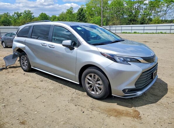 5TDJRKEC4SS261320 2025 TOYOTA SIENNA Серебряный Передняя правая четверть