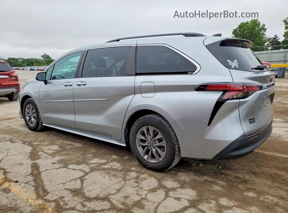 5TDJRKEC5MS020112 2021 TOYOTA SIENNA Silver Задня ліва чверть