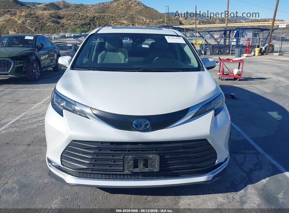 5TDJRKEC5NS102780 2022 TOYOTA SIENNA White სალონის 360-გრადუსიანი ხედი