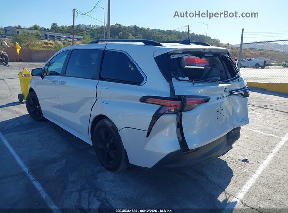 5TDJRKEC5NS102780 2022 TOYOTA SIENNA White უკანა მარცხენა
