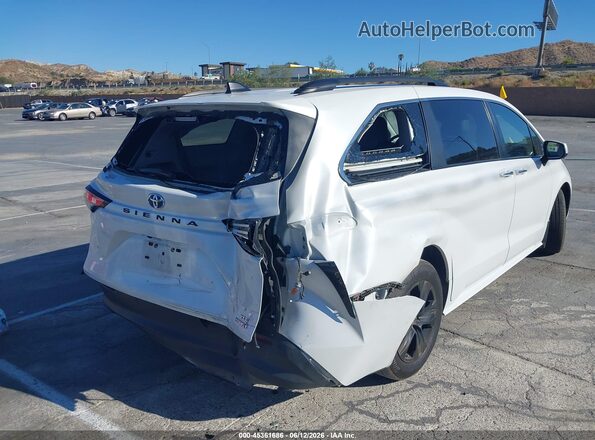 5TDJRKEC5NS102780 2022 TOYOTA SIENNA White უკანა სალონის ხედი