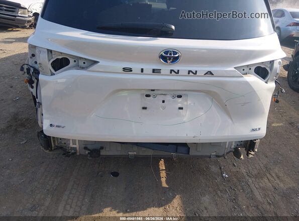 5TDJRKEC5SS232229 2025 TOYOTA SIENNA White Vista frontal