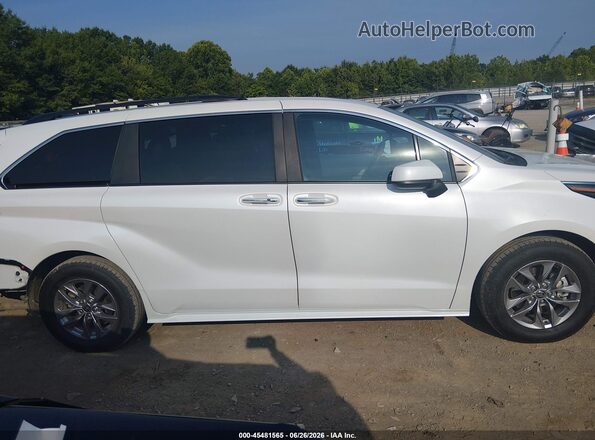 5TDJRKEC5SS232229 2025 TOYOTA SIENNA White Vista interior de 360 grados