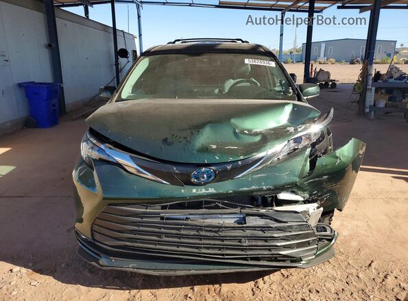 5TDJRKEC5SS258393 2025 TOYOTA SIENNA Зеленый Вид спереди