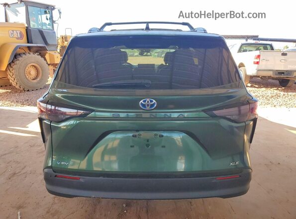 5TDJRKEC5SS258393 2025 TOYOTA SIENNA Зеленый Вид сзади