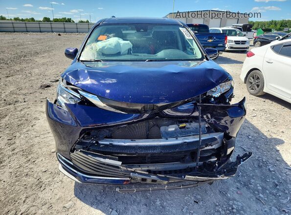 5TDJRKEC6MS013895 2021 TOYOTA SIENNA Синий Вид спереди