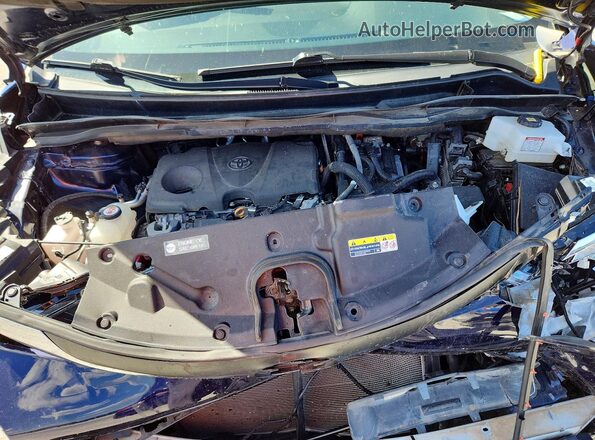 5TDJRKEC6MS013895 2021 TOYOTA SIENNA Синий Вид подкапотного пространства