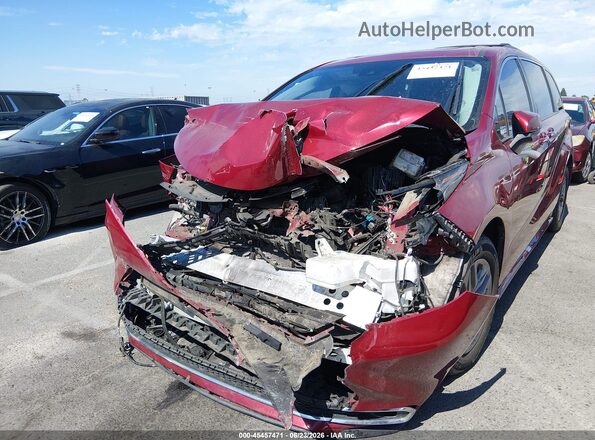 5TDJRKEC6NS090168 2022 TOYOTA SIENNA Red წინა ხედი