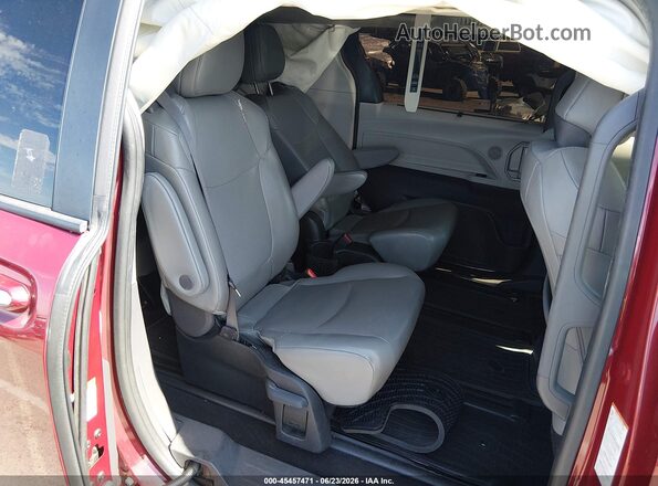 5TDJRKEC6NS090168 2022 TOYOTA SIENNA Red VIN კოდის სტიკერის ხედი