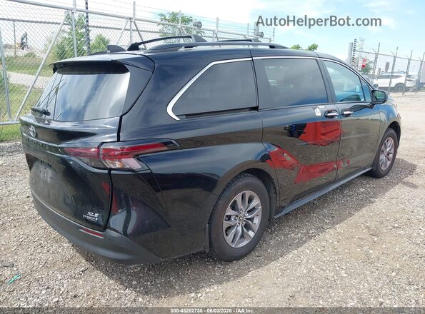 5TDJRKEC6RS204689 2024 TOYOTA SIENNA Black Tył prawy