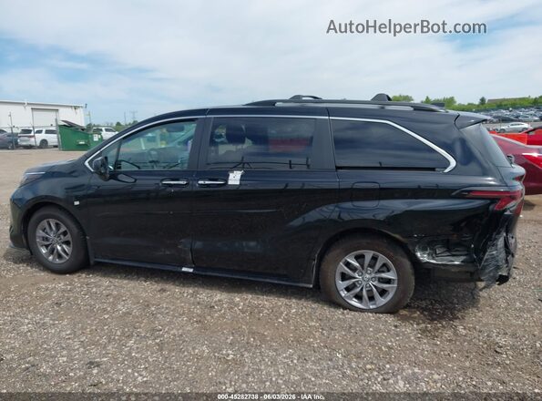 5TDJRKEC6RS204689 2024 TOYOTA SIENNA Black Widok wnętrza 360 stopni