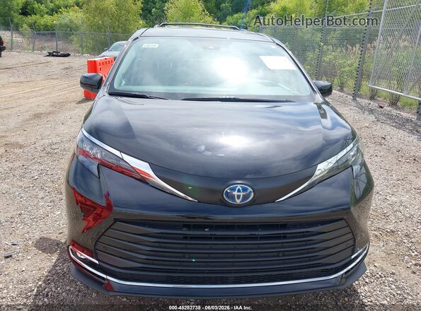 5TDJRKEC6RS204689 2024 TOYOTA SIENNA Black Widok zestawu wskaźników