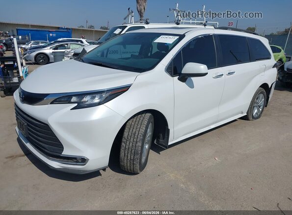 5TDJRKEC7PS165818 2023 TOYOTA SIENNA White Առջևի ձախ երեք քառորդ տեսարան