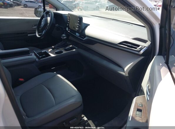 5TDJRKEC7PS165818 2023 TOYOTA SIENNA White Սալոնի դիմացի տեսք