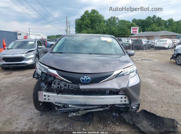 5TDJRKEC8MS029113 2021 TOYOTA SIENNA Gray Սալոնի հետևի տեսք